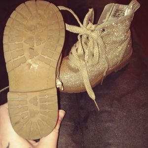 Toddler girls size 7 sparkle boots